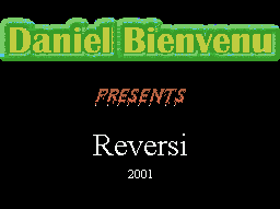 Reversi title screen for Colecovision